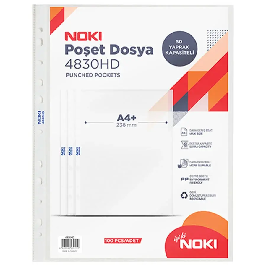 Noki HD Poşet Dosya (100'lü)