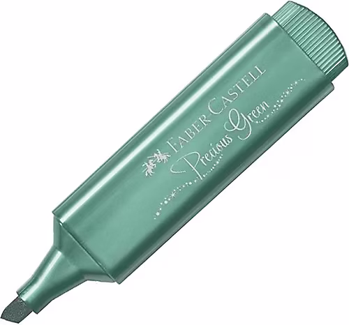 Faber Castell Fosforlu Kalem Metalik Yeşil