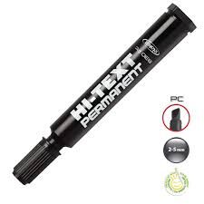 Hİ-TEXT Marker Kesik uç Permanent Kalem Siyah