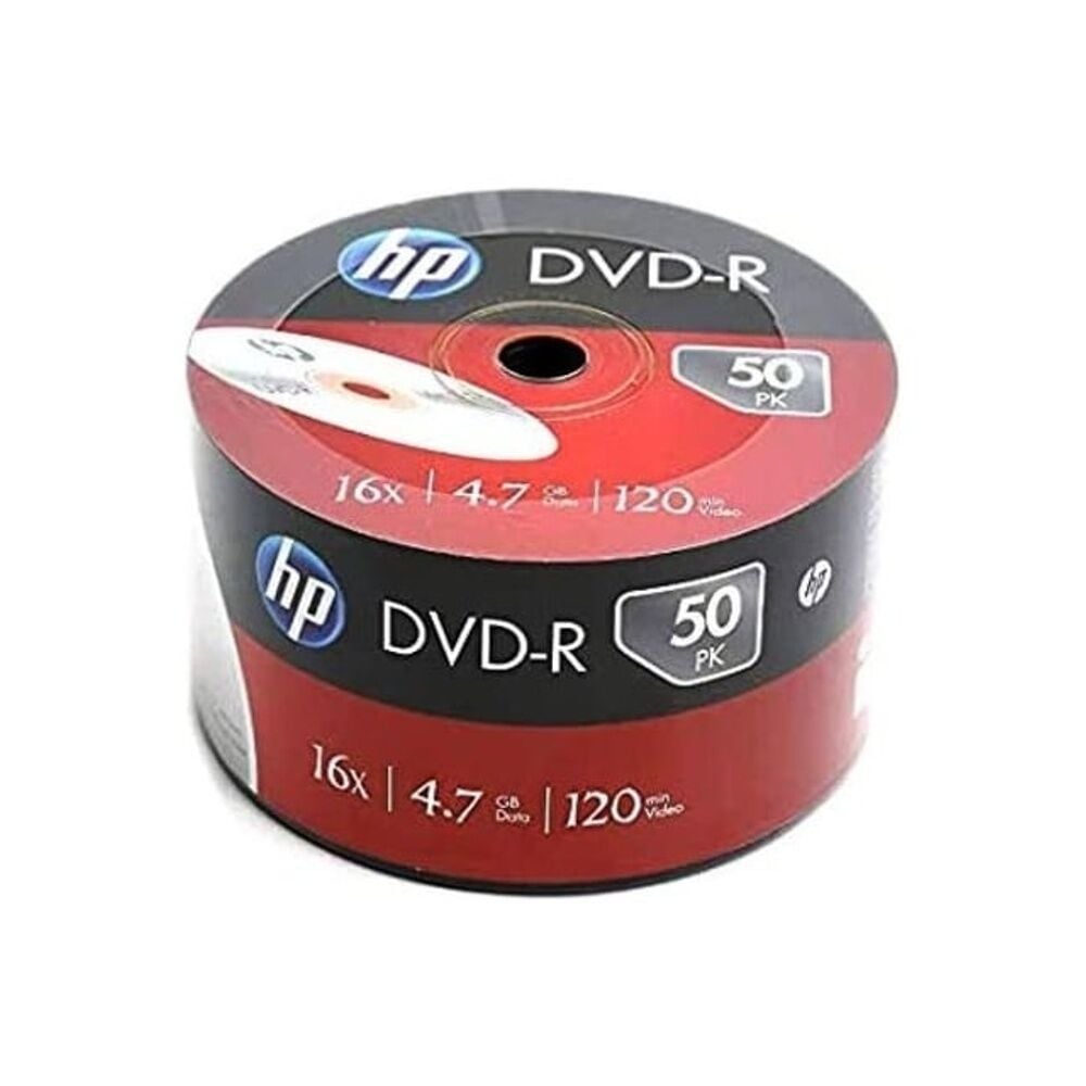 Hp DVD-R 4,7gb/120min 16x 50 li Shrink