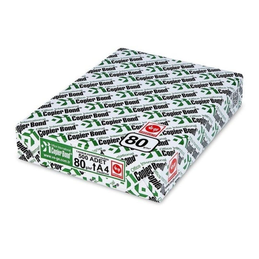 copier bond fotokopi kağıdı a4 500 yaprak 80 g