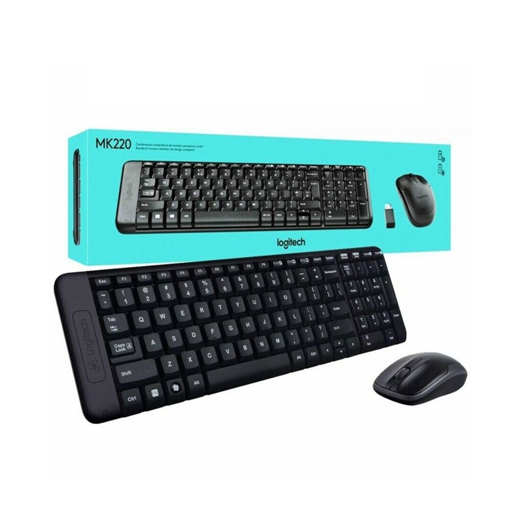 Logitech 920-003163 MK220 Kablosuz Klavye Mouse Set