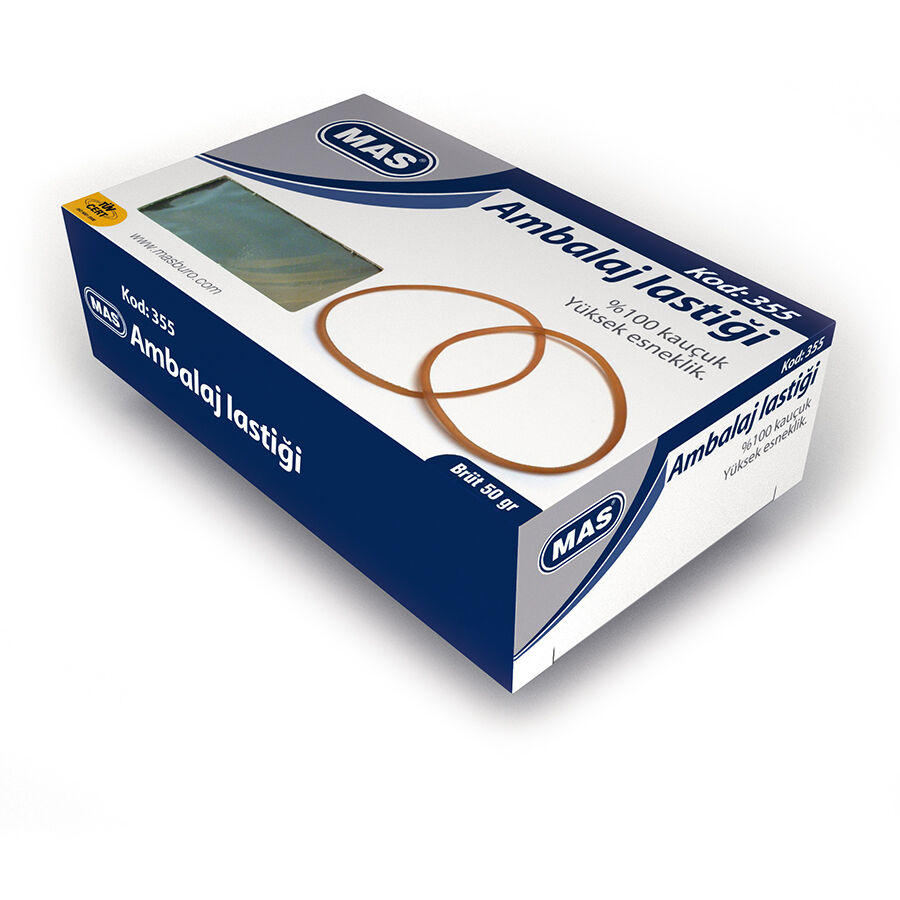 MAS Ambalaj Lastiği %100 Kauçuk 50 Gr.Kutu no:355