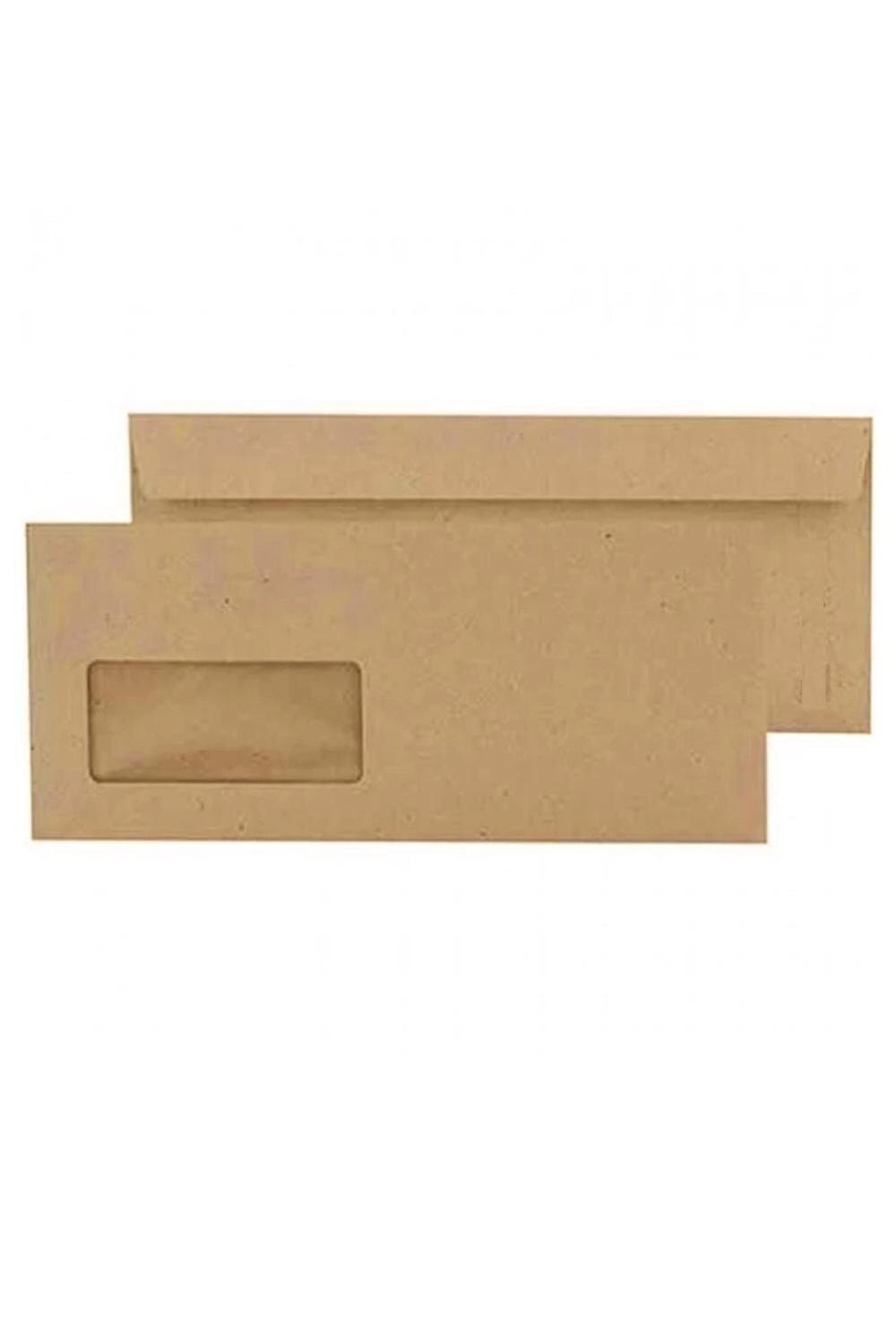 Diplomat Zarf 105x240 (Kraft) Adet. / 90 Gr. Pencereli