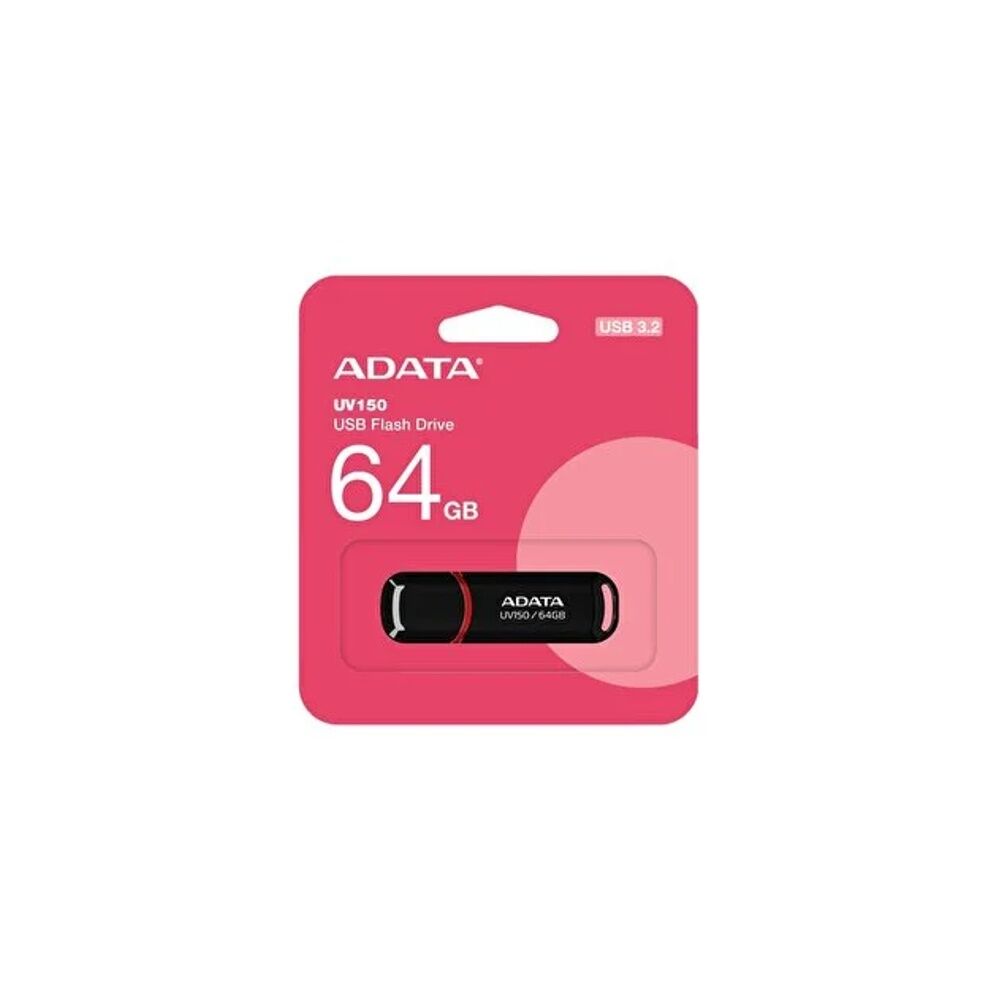 ADATA UV150-64GB USB3.2 Gen1 Black Flash Bellek