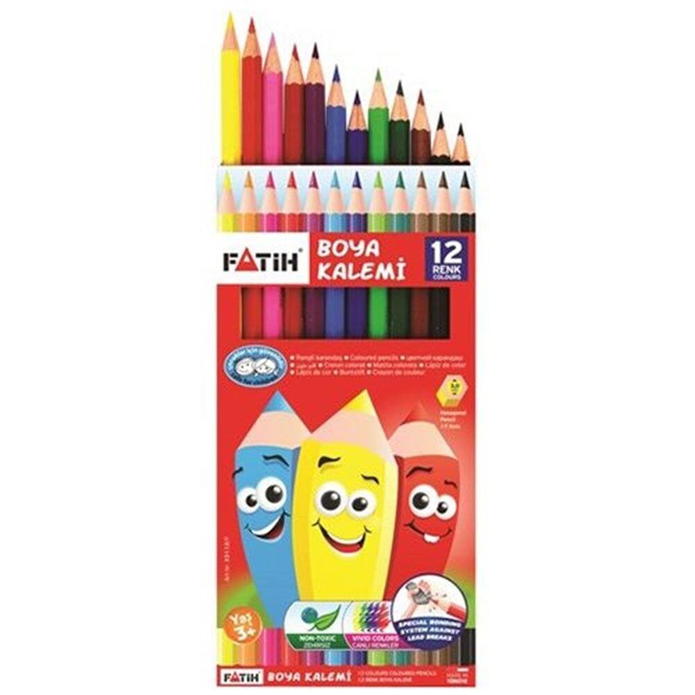 Fatih Kuru Boya 12Li Tam Boy
