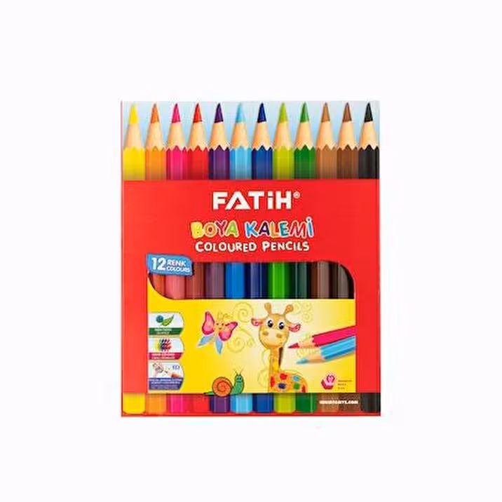 Fatih Kuru Boya 12Li Yarım Boy