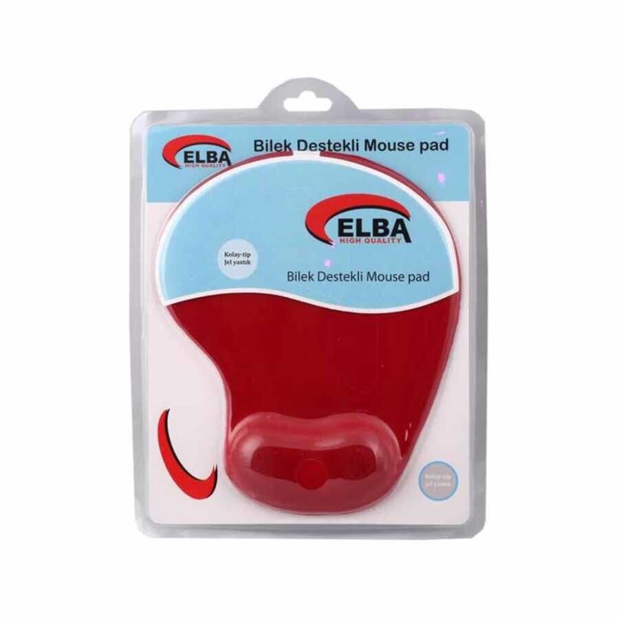 Elba K06152 Bileklikli Jel Mouse Pad Kırmızı