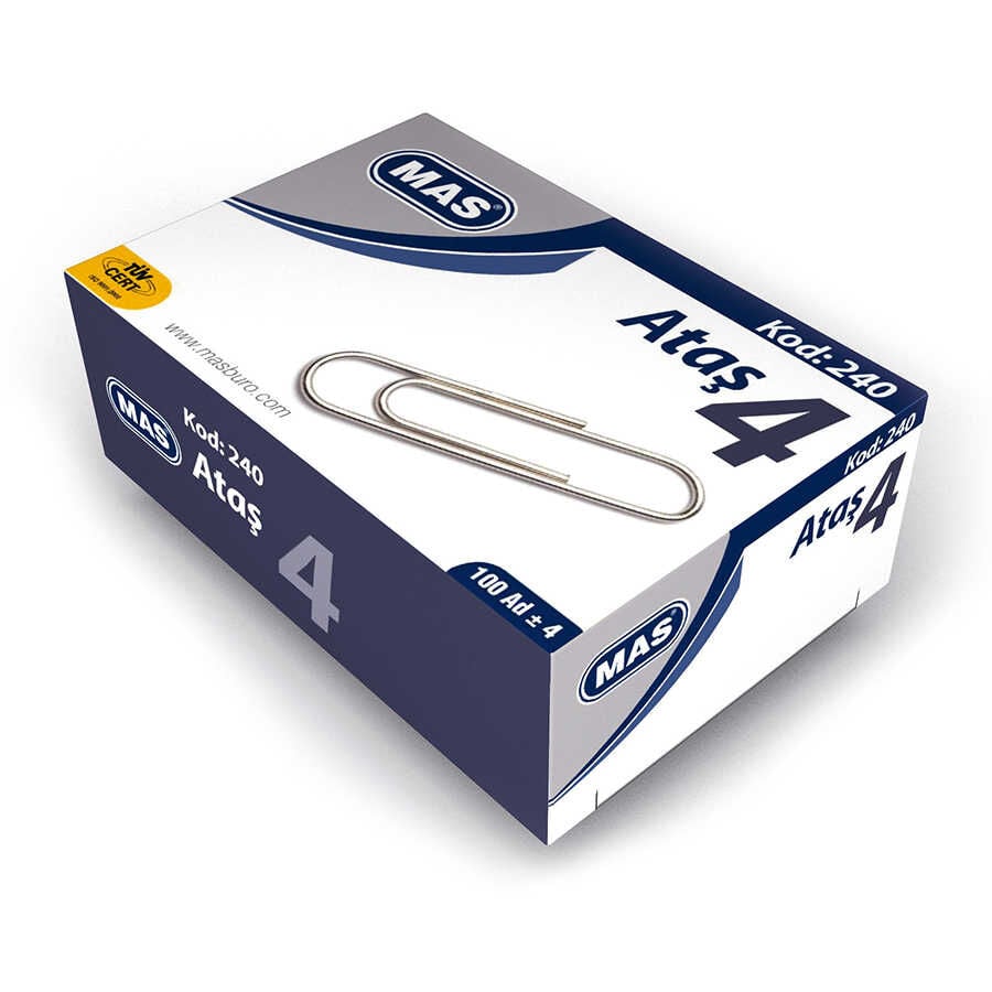 MAS Ataş Nikel Kaplı No:4 100Lü